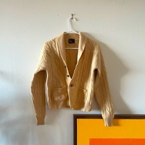 Vintage Robert Bruce Cable Knit Cardigan